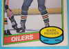 1980 - 81 O Pee Chee NHL Hockey #289 Mark Messier Rookie Trading Card . See Photos for Condition , Some loss to paper on back - 4