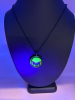 Glowing Black Cat Peeking Japanned Styled Necklace - 5