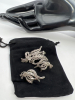 BIRKS Marcasite Sterling Brooch and Earrings - 6