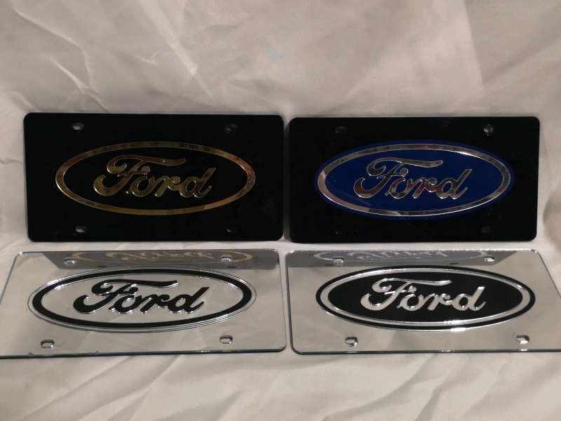 4 FORD License Plates