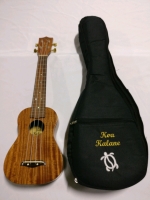Koa Kalane Ukulele with Padded Case