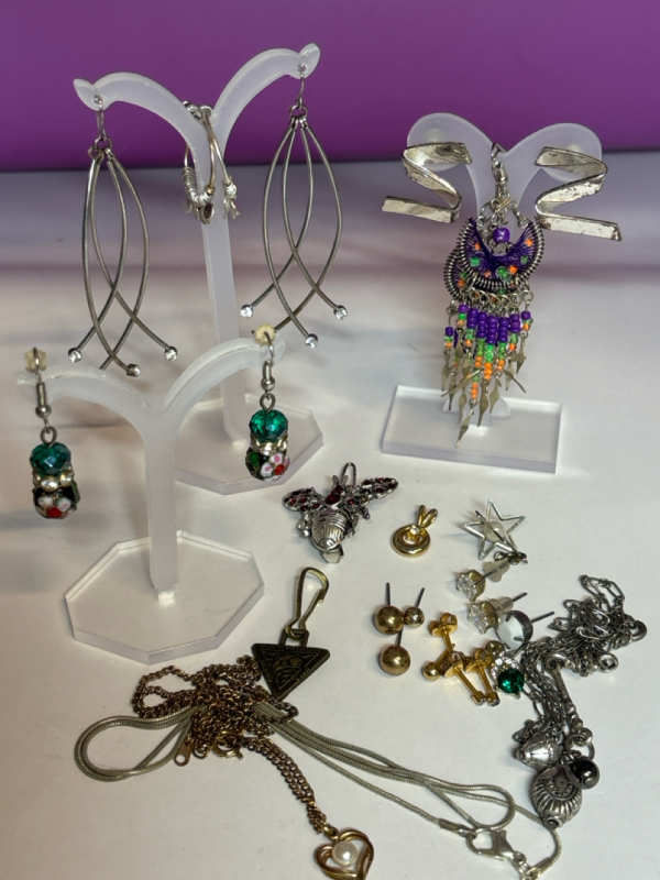 Beautiful Pierced Earrings + Studs Plus more Jewelry