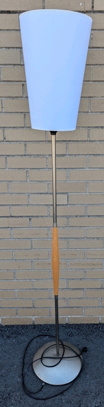 MCM-Style Floor Lamp. 64" Tall.