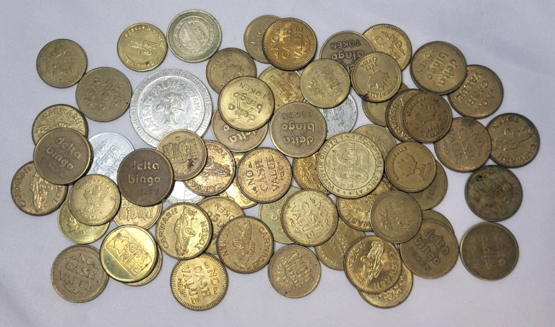 Casino , Carnival & Bingo Tokens