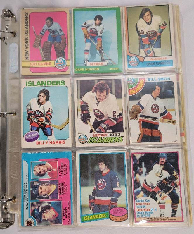 1972 - 2021 New York Islanders NHL Hockey Trading Card Singles . 182 Cards , No Doubles