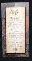 Home Decor Lord's Prayer Wall Hanging - 8 by 16"