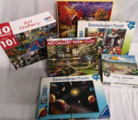 15 Puzzles 300 to 1000 Pieces - Ravensburger +