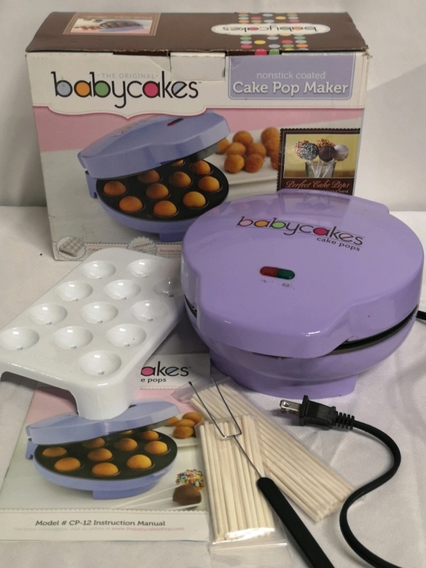 The Original Babycakes Nonstick Coated Cake Pop Maker - Working