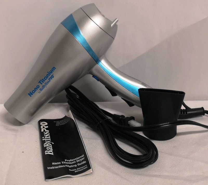 Like New BaByliss Pro Nano Titanium Hair Dryer NO Box