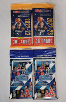 2022 - 23 NBAhoops Basketball Sealed Wax Packs & 2023 - 24 NBA Basketball Panini Contenders Sealed Wax Packs . Two (2) Each , Four (4) Packs Total