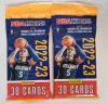 2022 - 23 NBAhoops Basketball Sealed Wax Packs & 2023 - 24 NBA Basketball Panini Contenders Sealed Wax Packs . Two (2) Each , Four (4) Packs Total - 2