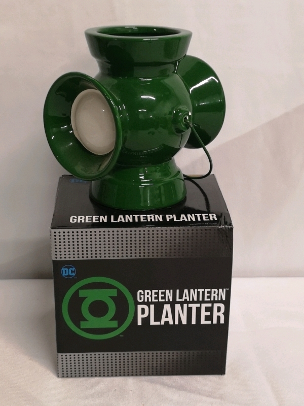 DC Green Lantern Ceramic Planter 4.75" Tall