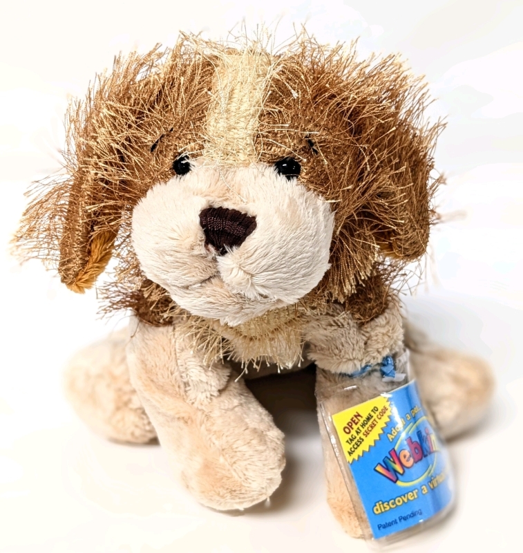 New Ganz WEBKINZ Plush Cocker Spaniel (HM011) with Sealed Secret Code | 6" Tall