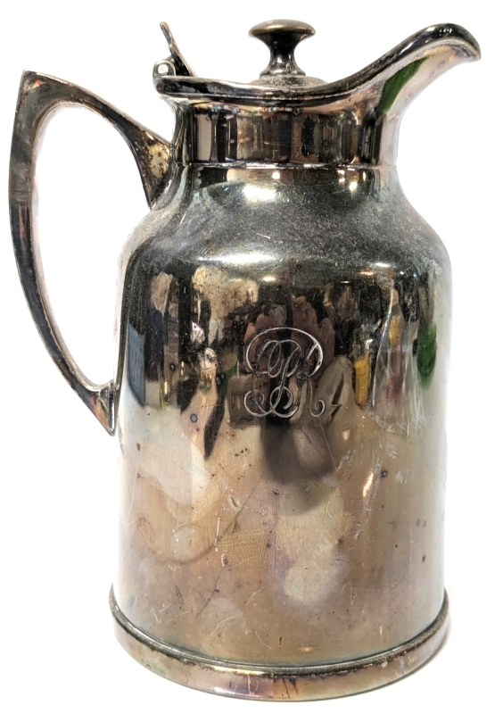 Vintage Pacific Rail Thermos Bottle Co Ltd Toronto | Super Thermos Stronglas Silverplate Coffee Carafe | 6.5" Tall