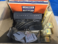 Assorted Model Train Parts Lot | Includes But Isn't Limited To; 37Pcs Of Liliput Model Train Parts, 50+ HO Scale Model Train Tracks, ( 1 ) Lionel Electric Coal Train Car & More!