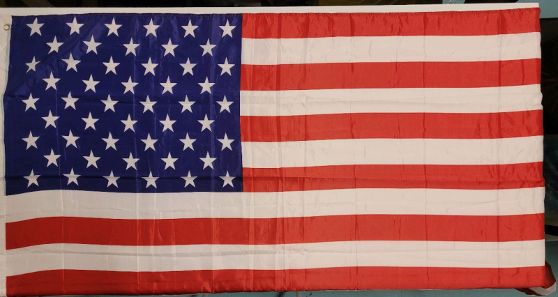 United States of America Double Sided Flag , measures 59"×35"