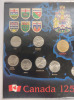 1992 (1867-) Canadian Canada 125 Provincial Loonie & Quarter Set . - 2