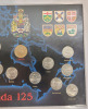 1992 (1867-) Canadian Canada 125 Provincial Loonie & Quarter Set . - 3