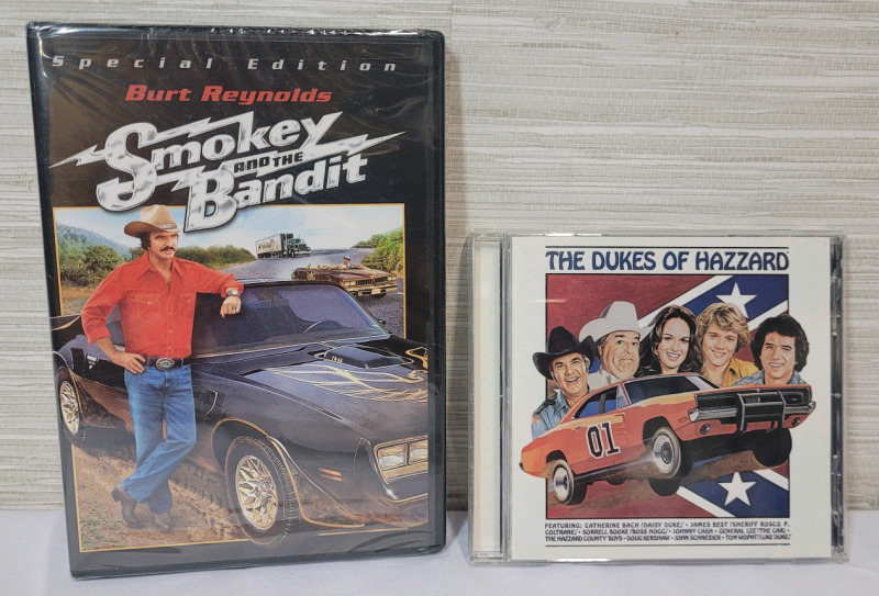 Smokey and the Bandit DVD , Sealed & The Dukes of Hazzard Original TV Soundtrack