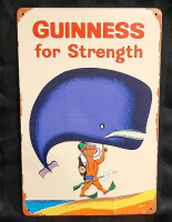 New "Guinness for Strength" Metal Sign - 12" X 8"