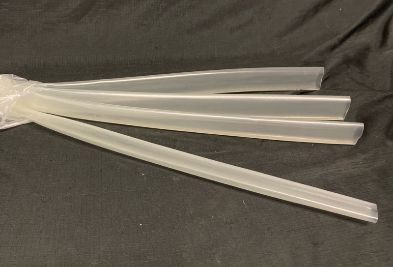 New 4pc Shrinkflex Shrink Tubing Clear Adhesive Dual Wall 4' long each 1.5&rdquo; / 38.1mm Model H3A0.50