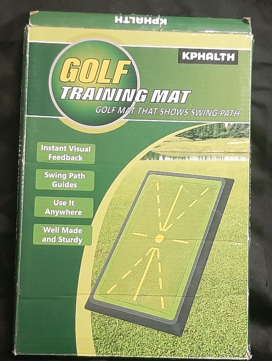 Golf Training Mat - Sequins Move As You Strike Your Golf Club