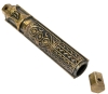 Vintage Brass Jewish Mezuzah Case | 3" Long - 2