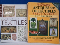 2 Books | Miller's Collecting Textiles { HardCover } & Warmans Antique And Collectibles Price Guide 32nd Edition: The Essential Field Guide To The Antiques & Collectibles Marketplace { PaperBack }