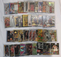 1994 - 1999 NBA Basketball Sub-Set Trading Card Singles , Rookie - Stars . Fleer , Topps , Upper Deck++ . 40 Trading Cards