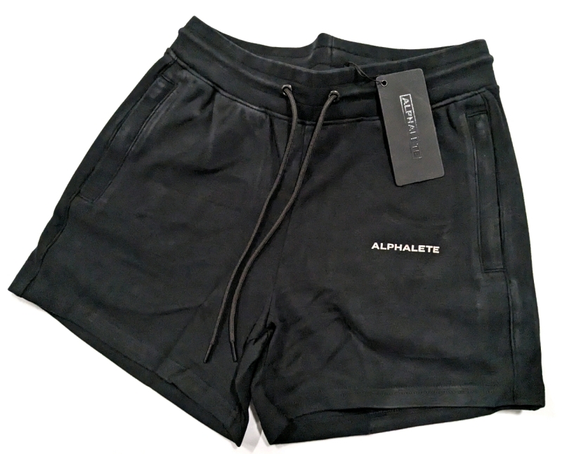 New ALPHALETE Women's Essential Core Shorts: Size XXSmall (Black)