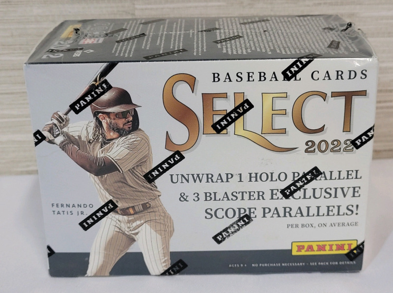 2022 Panini Select MLB Baseball Sealed Trading Card Box . Three (3) Packs , Four (4) Cards per Pack