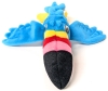 Froot Loops Cereal Mascot Plush Toucan Sam with Zippered Belly Compartment | 11" Long - 3