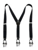 New AWAYTR | Mens Heavy Duty Adjustable Elastic Suspenders | 6 Strong Clips Suspender