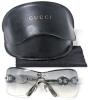 GUCCI Marina Chain Shield Sunglasses with Branded Case & Dust Cloth | CE MADE IN ITALY GG 2772/S 6L.B29 74