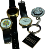 Michael Jackson Rhinestone Hat Key Chain + 3 Logo Watches