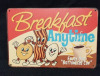 New tin sign BREAKFAST ANYTIME 8" by 12"