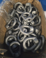 36Pcs | Maclean Power Systems | Steel Oval Threded Eyenut | Measures 5/8" Diameter & 3" Tall | Item # J1092 | *Vendor Lot Retails For $180+ ( $5+ Each )