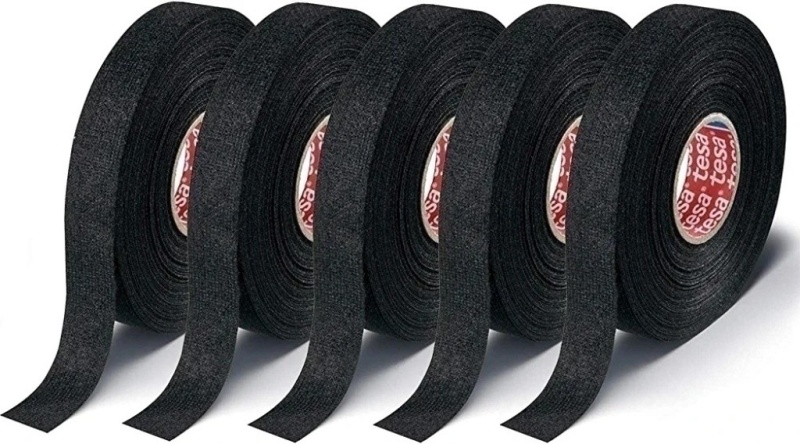 5 Pack - New Tesa Adhesive Wiring Cloth - 51608
