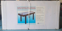 New - Game Winner Table Air Hockey . Measures 60"&times;30"&times;32" when assembled .