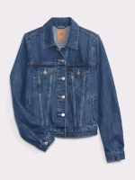 New The Gap Icon Denim Jacket with Washwell. Large