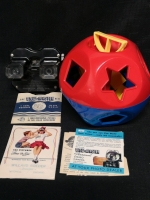 Vintage Sawyer's View-Master with Reel Coronation of Queen Elizabeth II 1953 + Kids Shape Sorter Toy 6" Tall