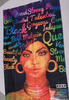 New - African American Girl Shower Curtain with Curtain Rings & Matching Shower Mat . Curtain measures 65"W&times;73"L