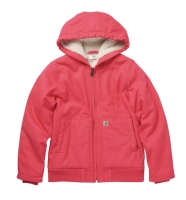 New Carhartt Canvas Insulated Hooded Active Jac - Girls - XS