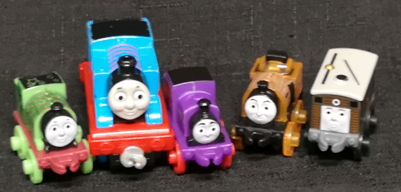 5 Mattel Thomas The Tank Engine Toy Trains