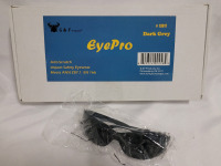 G & F EyePRO Scratch, Impact and Ballistic Resistant Safety Goggles , 12 Pairs - New