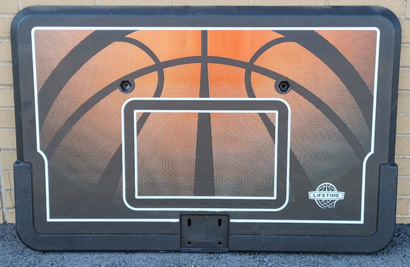 LifeTime Plastic Basketball Backboard , measures 43"&times;28"