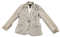 Size 6 | Banana Republic Stretch Blazer | Shell 97% Cotton, 3% Spandex