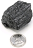 Beautiful Piece of Natural Local Black Tourmaline | Found Locally in Niagara | 1" x 1" x 1.25" / 32g - 2