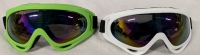 2 New Adult Ski Goggles. 7" Across from Strap to Strap.