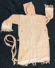 New Size Small* | Turkish-Style Tasseled Bubble Towel Bathrobe with Belt / Sash - 4